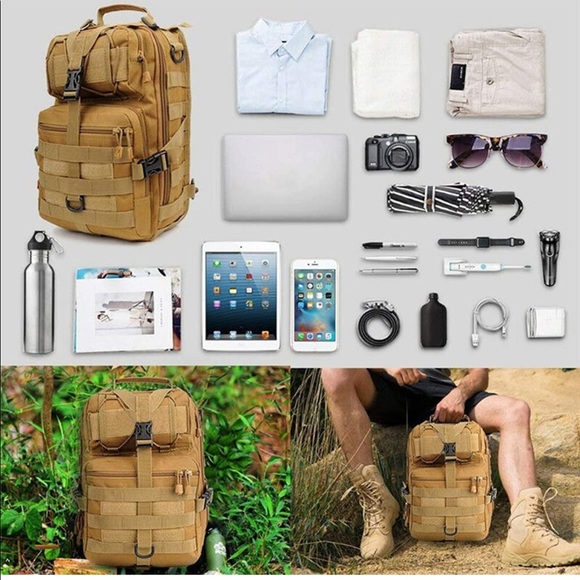 Tactical Sling Bag Pack Military Shoulder Sling - Picture 6 of 7